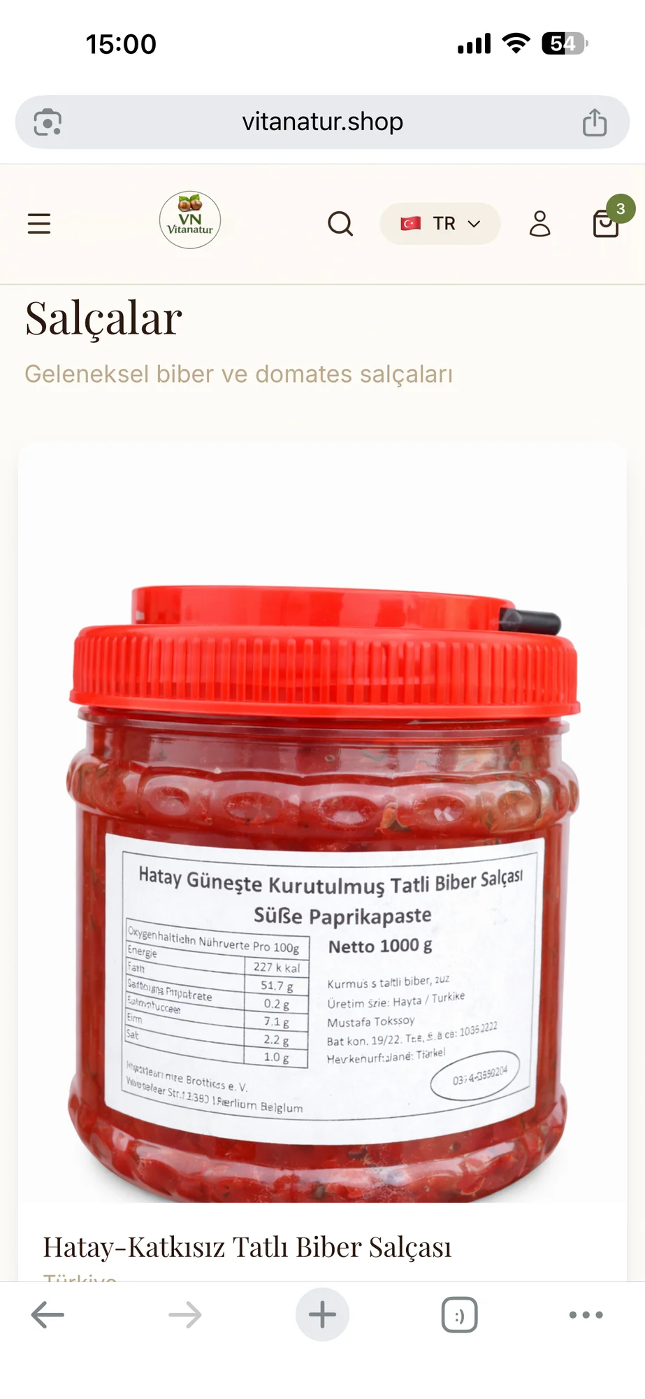 Süße Paprikapaste 2